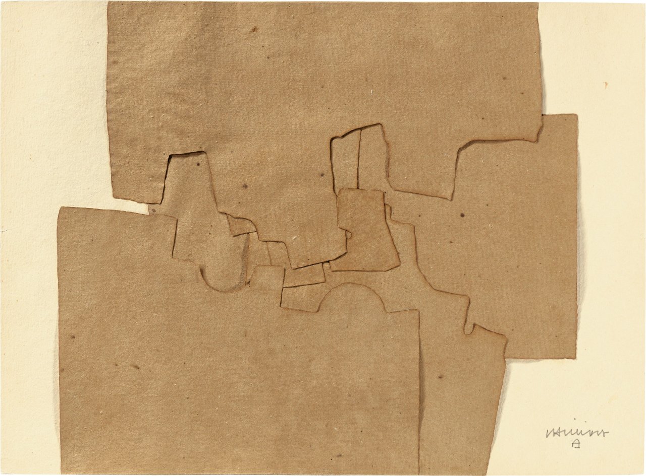 This picture shows the following artwork: Eduardo Chillida. Untitled. 1967.