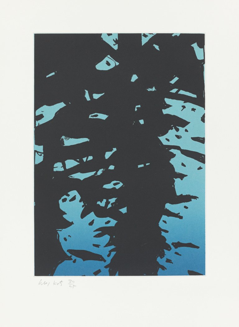 Auf diesem Bild ist das folgende Kunstwerk zu sehen: Alex Katz. „Reflection 1“. 2010.