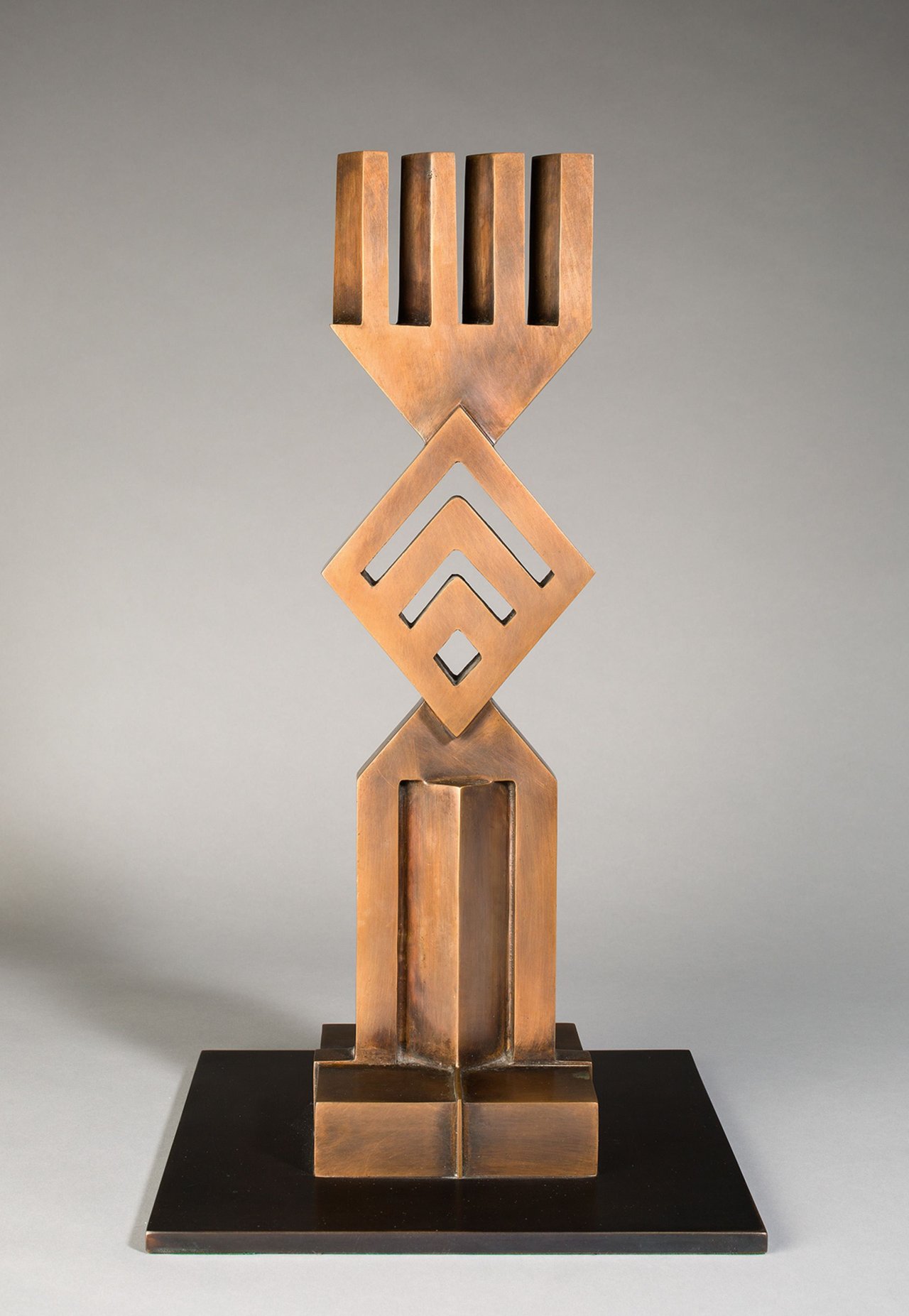 Auf diesem Bild ist das folgende Kunstwerk zu sehen: Otto Herbert Hajek. „Zeichen 86/7 I-V“. 1966/86.