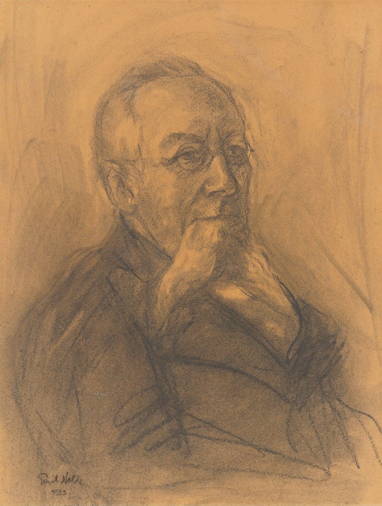 This picture shows the following artwork: Emil Nolde. Porträt Pastor Rönnow. 1903.