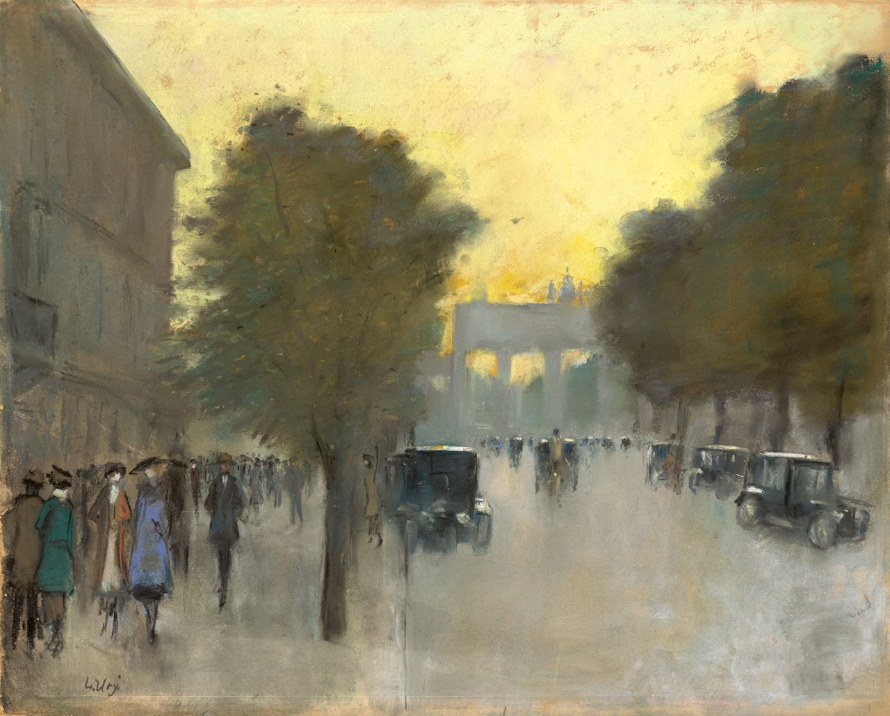 This picture shows the following artwork: Lesser Ury. 