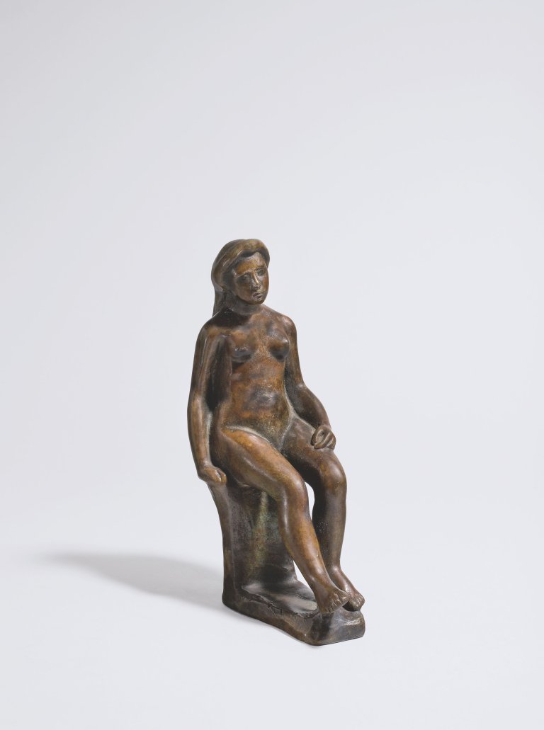 Auf diesem Bild ist das folgende Kunstwerk zu sehen: Aristide Maillol. „Femme assise (Femme assise Renoir)“. (Vor) 1903.