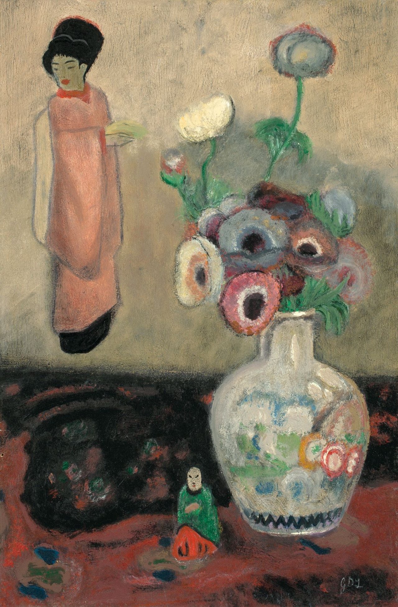 Catalog image of „Nature morte aux anemones“. Um 1915