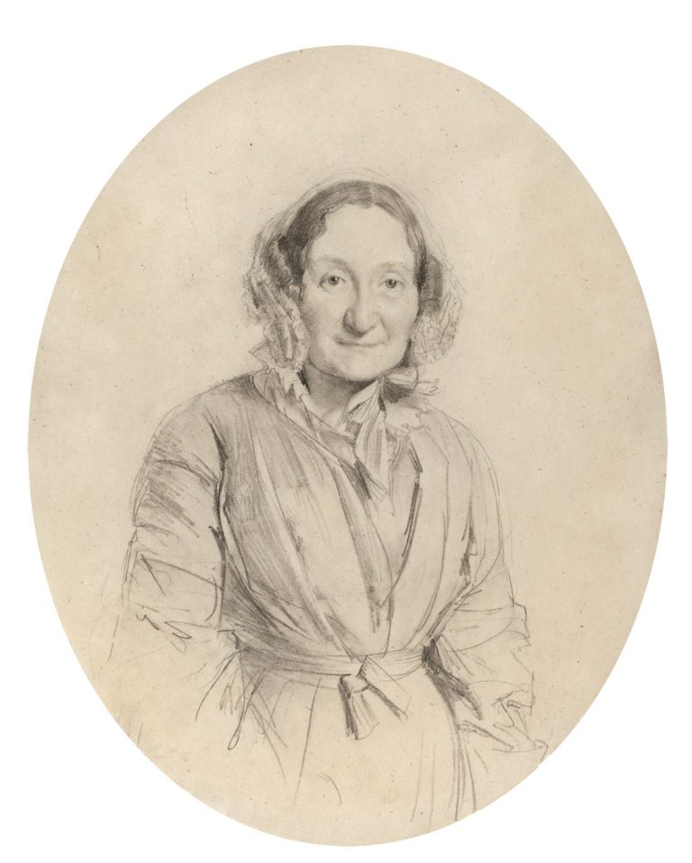 Auf diesem Bild ist das folgende Kunstwerk zu sehen: Adolph Menzel. Constanze Puhlmann. 1851.