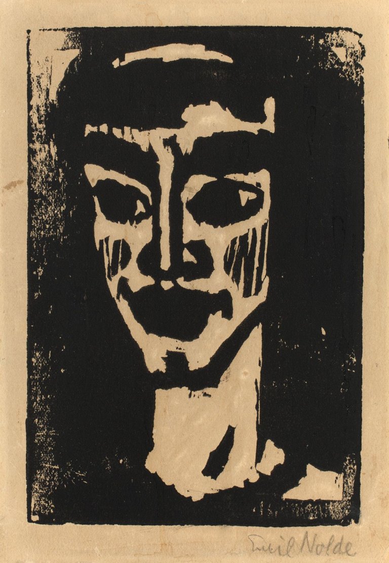 This picture shows the following artwork: Emil Nolde. „Ägyperin II“. 1910.