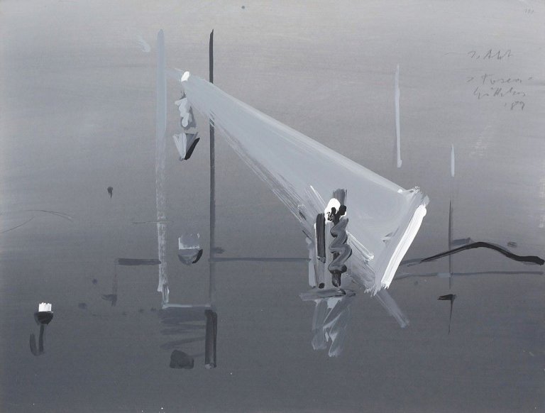 Auf diesem Bild ist das folgende Kunstwerk zu sehen: Ben Willikens. „1. Akt - Tosca“. 1989.