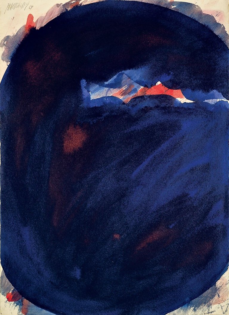 Auf diesem Bild ist das folgende Kunstwerk zu sehen: Markus Prachensky. „Vienna III“. 1967.