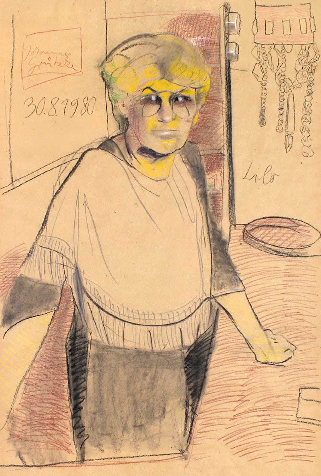 Auf diesem Bild ist das folgende Kunstwerk zu sehen: Johannes Grützke. „Lilo“. 1980.