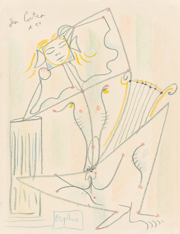 Auf diesem Bild ist das folgende Kunstwerk zu sehen: Jean Cocteau. „Orphée“. 1957.