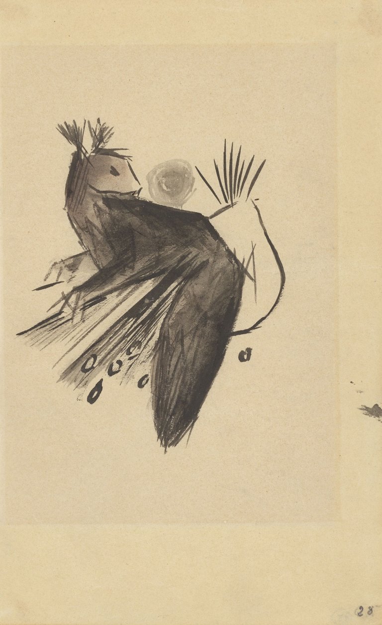 Auf diesem Bild ist das folgende Kunstwerk zu sehen: Franz Marc. „Eichkätzchen“. 1913.