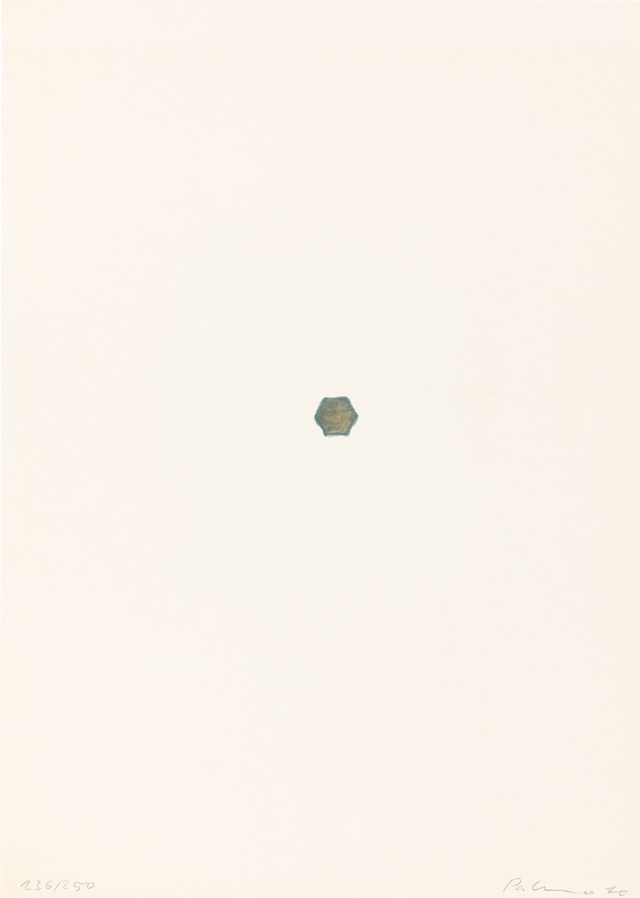 Auf diesem Bild ist das folgende Kunstwerk zu sehen: Blinky Palermo. „Ohne Titel (1970)“. 1970.