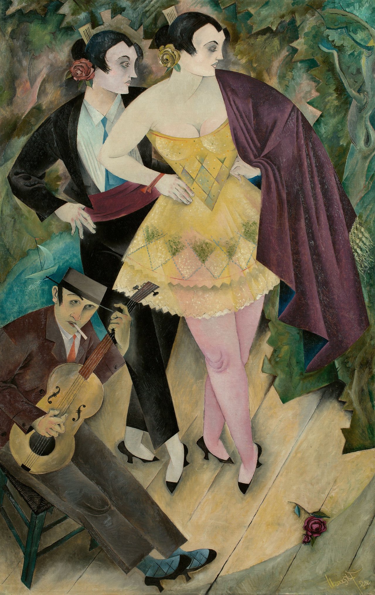 Auf diesem Bild ist das folgende Kunstwerk zu sehen: Adolf Uzarski. Spanischer Tanz. 1922.
