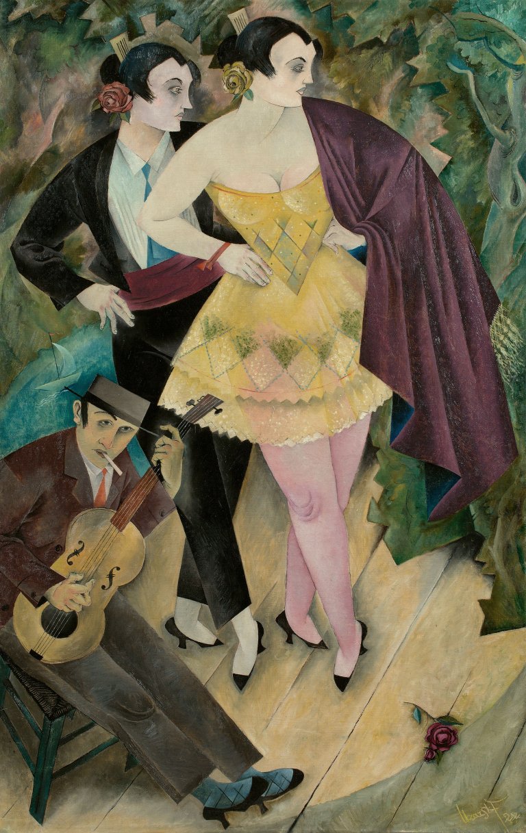 Auf diesem Bild ist das folgende Kunstwerk zu sehen: Adolf Uzarski. Spanischer Tanz. 1922.