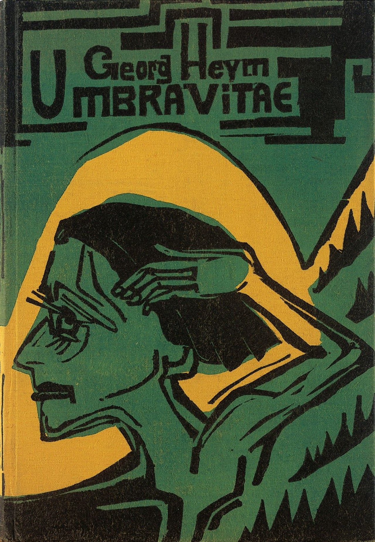 Auf diesem Bild ist das folgende Kunstwerk zu sehen: Ernst Ludwig Kirchner. zu: „Georg Heym: Umbra Vitae“. 1919-23.