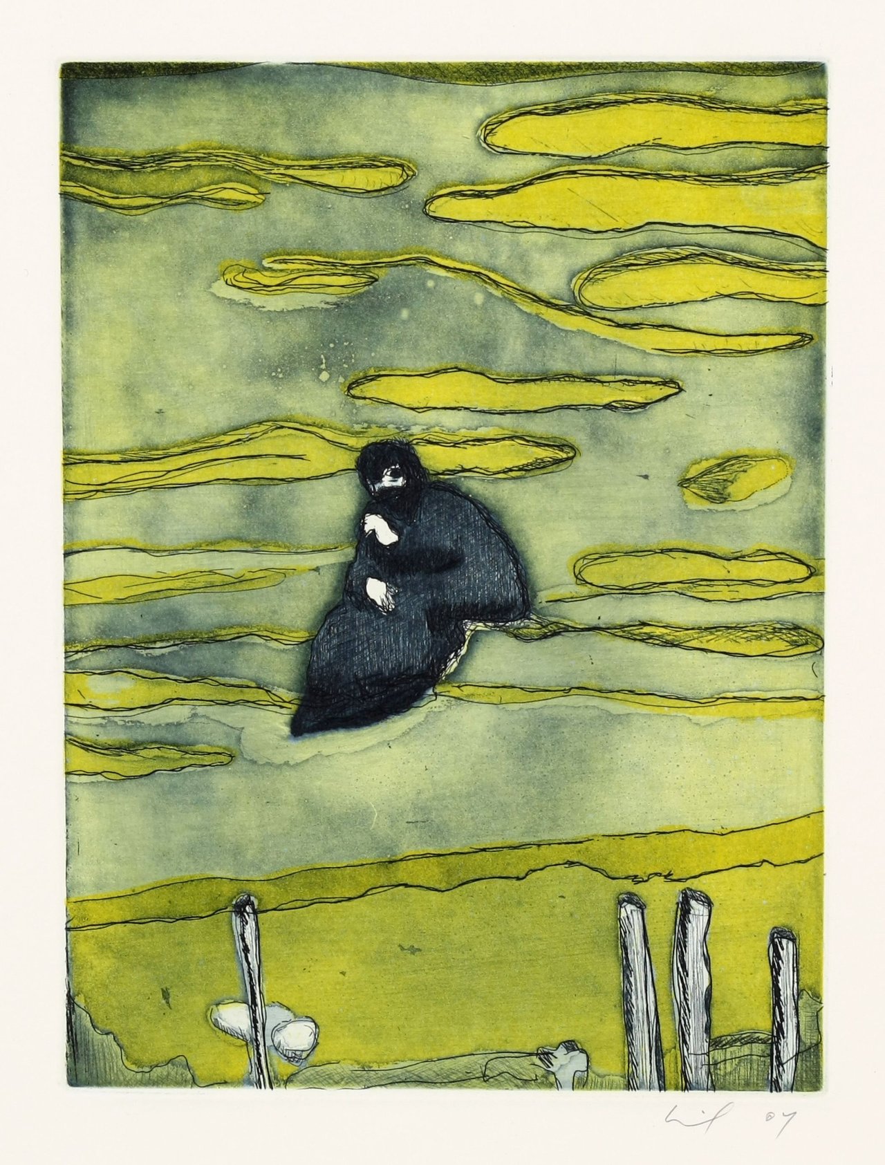 Auf diesem Bild ist das folgende Kunstwerk zu sehen: Peter Doig. „Pelican“. 2004.