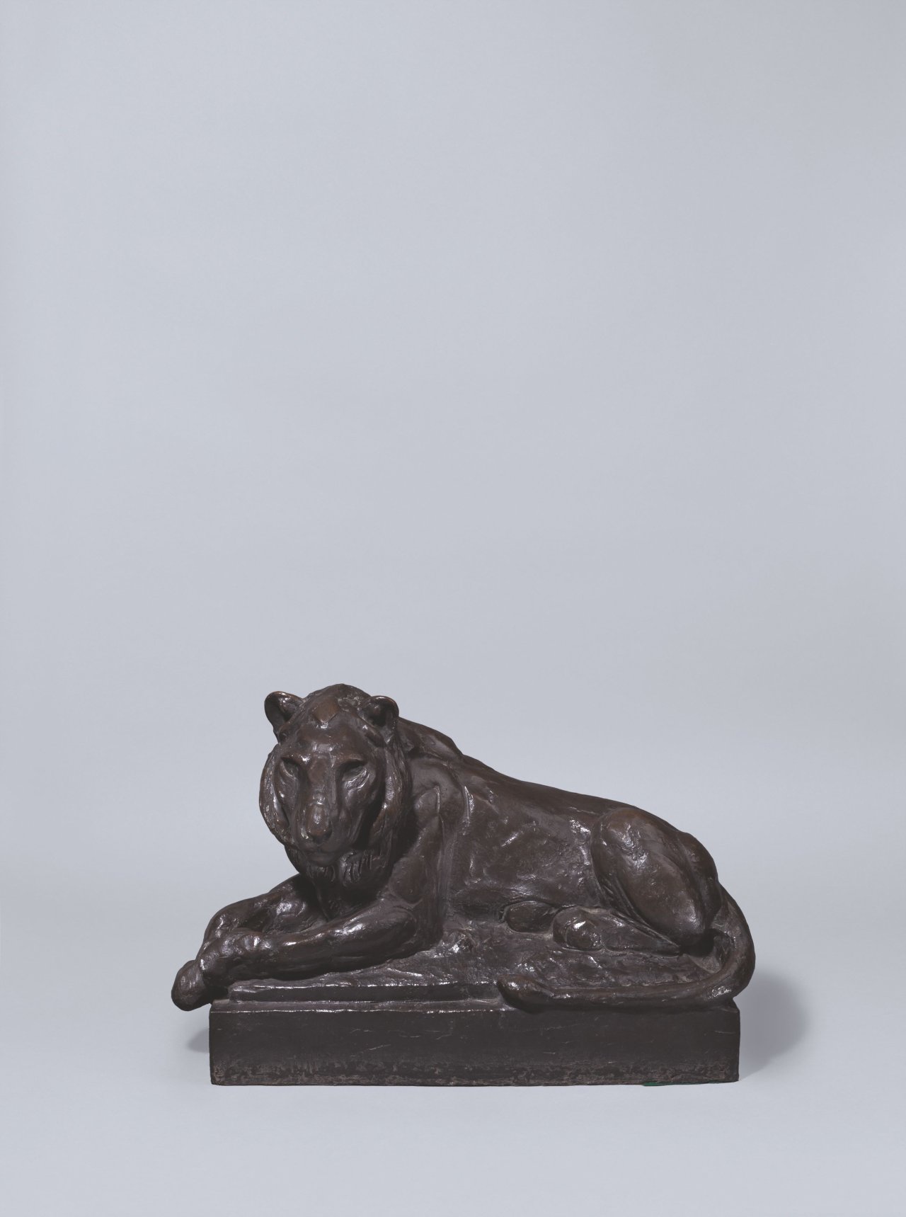 This picture shows the following artwork: August Gaul. ”Ruhender Löwe II”. 1911.