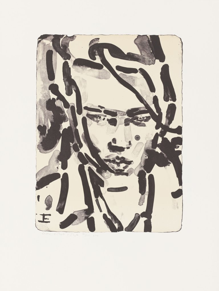 Auf diesem Bild ist das folgende Kunstwerk zu sehen: Elizabeth Peyton. „Elias“. 2014.