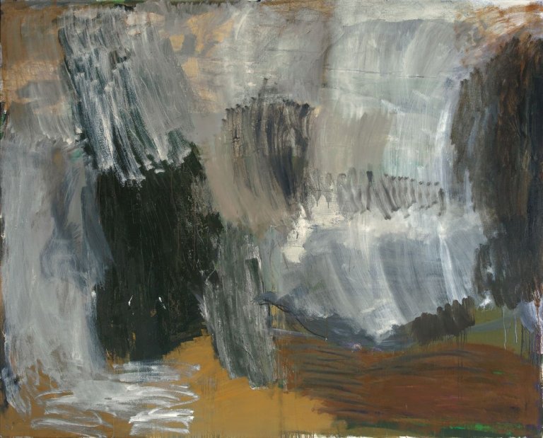 Auf diesem Bild ist das folgende Kunstwerk zu sehen: Per Kirkeby. „Strandbillede Laesø“. 1983.