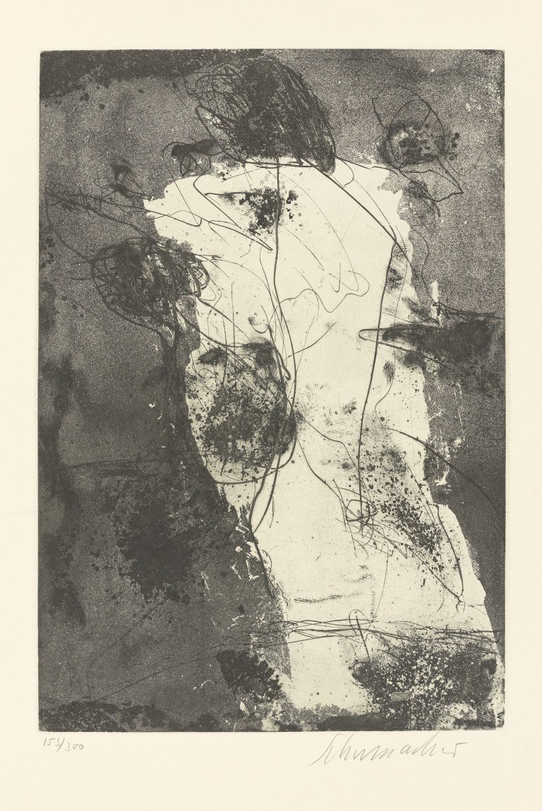 Auf diesem Bild ist das folgende Kunstwerk zu sehen: Emil Schumacher. Ohne Titel. 1951/61.