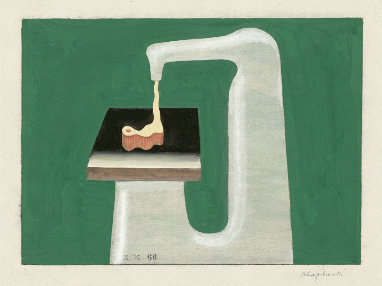 This picture shows the following artwork: Konrad Klapheck. „Fruchtbarkeit“. 1960.