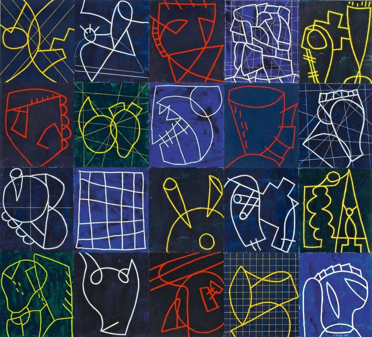This picture shows the following artwork: Jan Voss. „Wandlung II“. 1995.