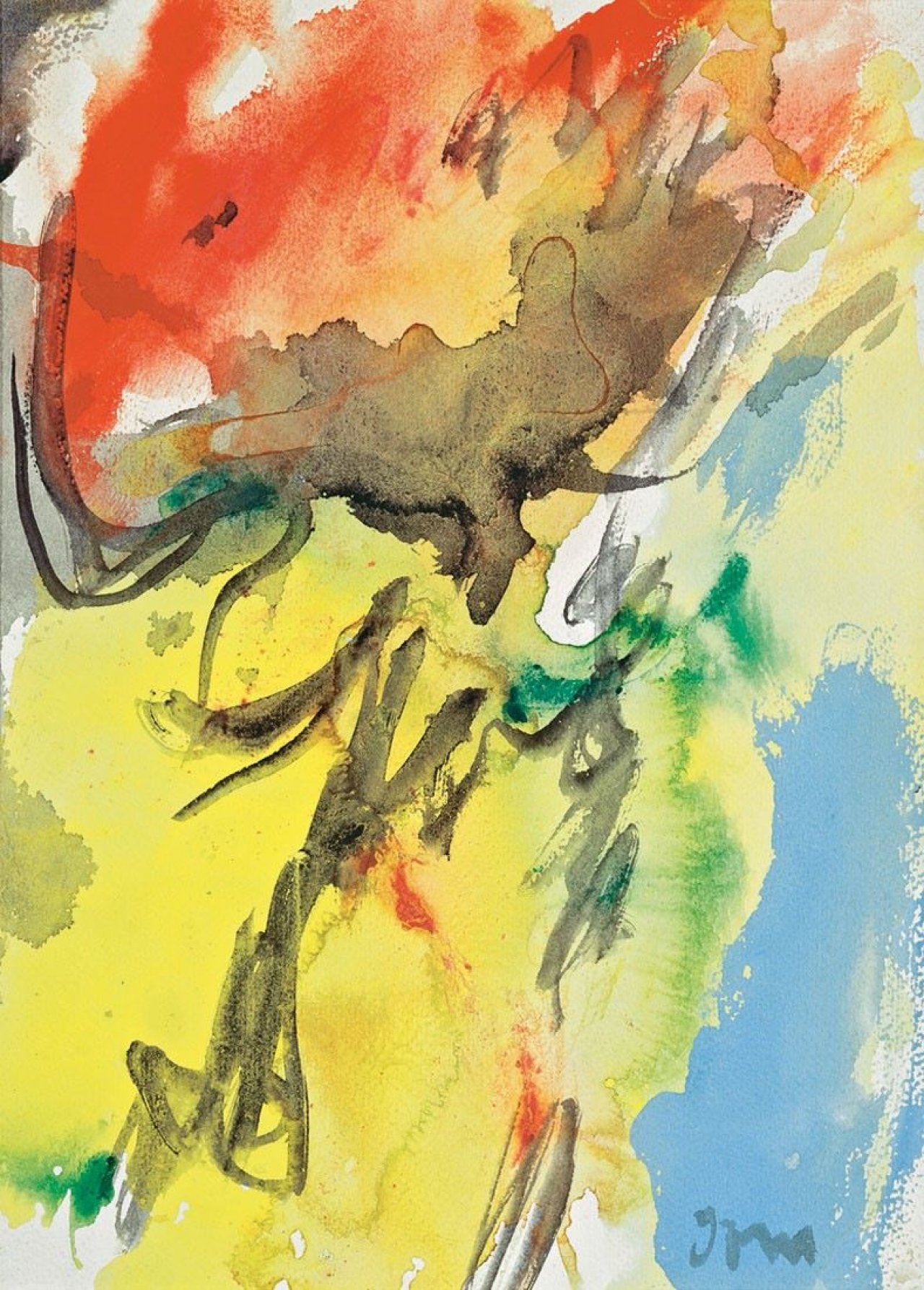 Auf diesem Bild ist das folgende Kunstwerk zu sehen: Asger Jorn. Ohne Titel.