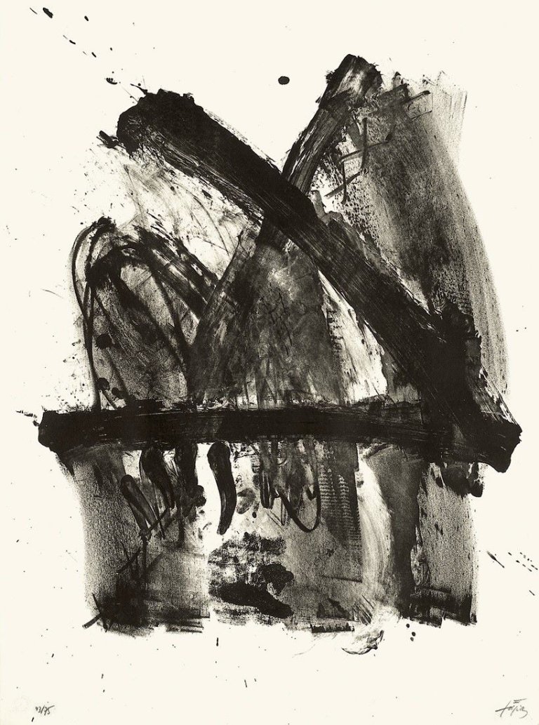 Auf diesem Bild ist das folgende Kunstwerk zu sehen: Antoni Tàpies. „Donaueschingen“. 1968.