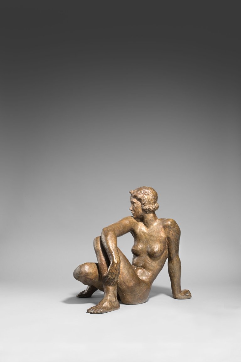 Auf diesem Bild ist das folgende Kunstwerk zu sehen: Fritz Klimsch. „Kleine Schauende“. 1936.