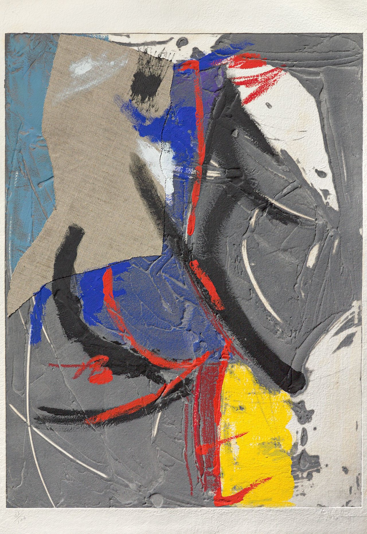 Auf diesem Bild ist das folgende Kunstwerk zu sehen: Jean Miotte. Ohne Titel.