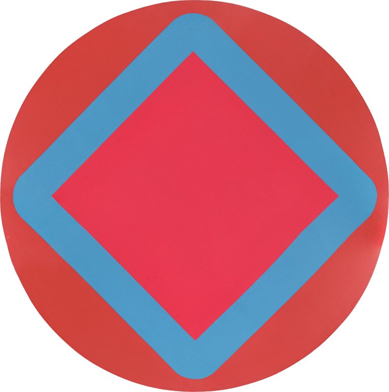 Auf diesem Bild ist das folgende Kunstwerk zu sehen: Winfred Gaul. „Diamond Blues I“. 1967.