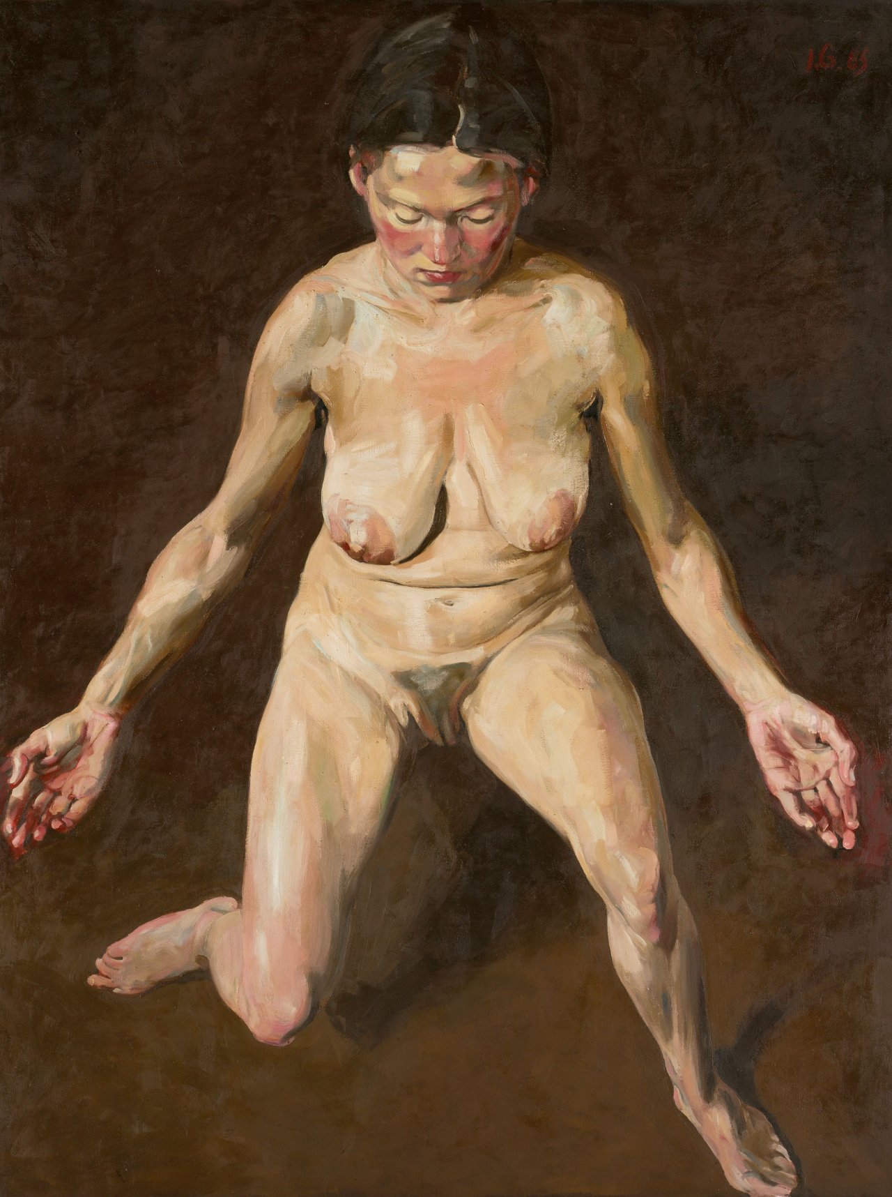 This picture shows the following artwork: Johannes Grützke. Der Segen. 1985.