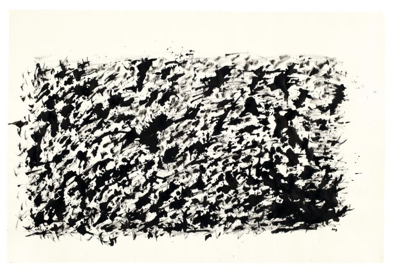 Auf diesem Bild ist das folgende Kunstwerk zu sehen: Henri Michaux. Ohne Titel. 1973.