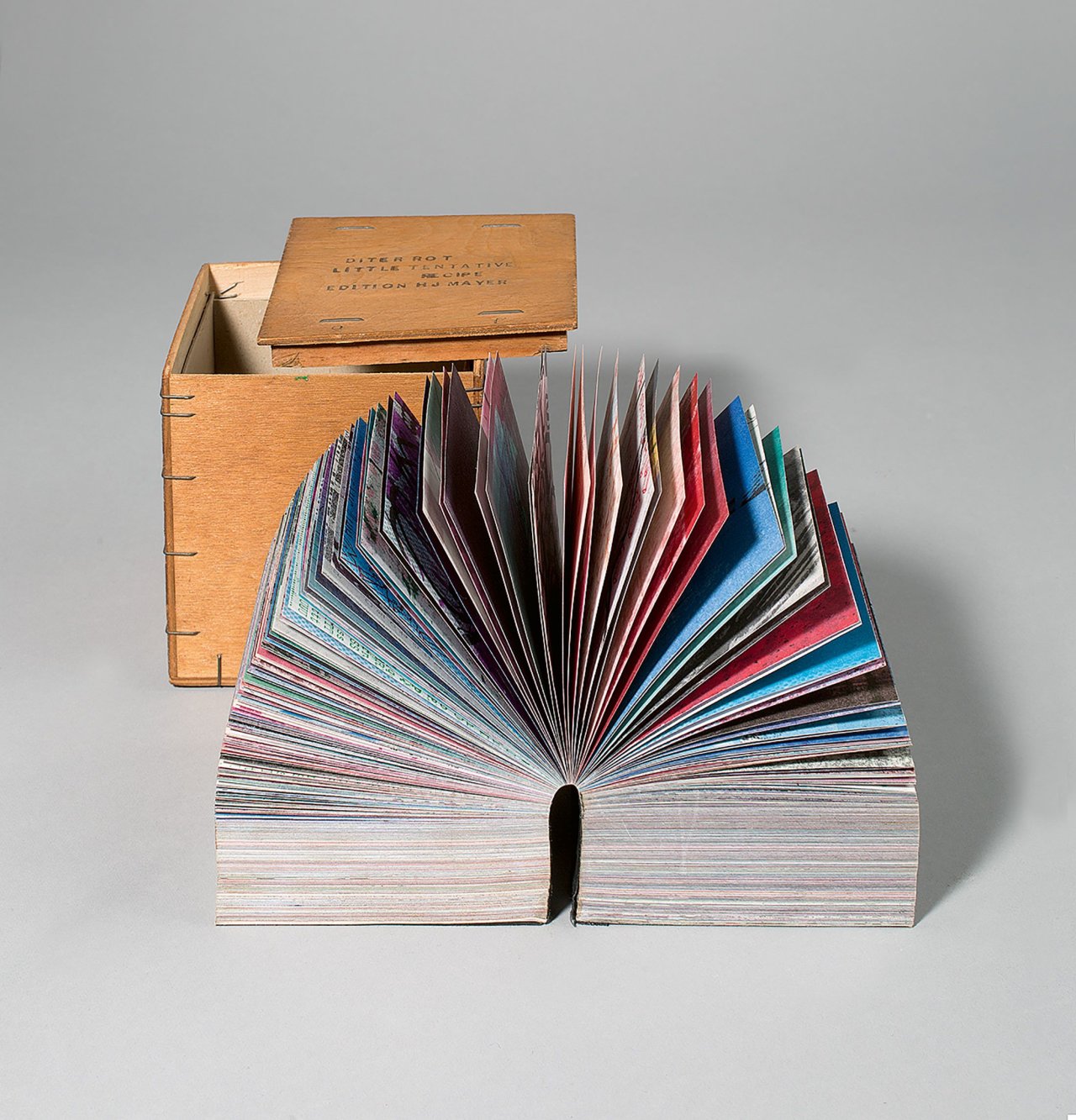 Auf diesem Bild ist das folgende Kunstwerk zu sehen: Dieter Roth. „Little Tentative Recipe“. 1968/69.