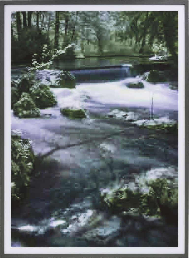 Auf diesem Bild ist das folgende Kunstwerk zu sehen: Thomas Ruff. „ri 03“, aus der Serie „jpegs“. 2007.