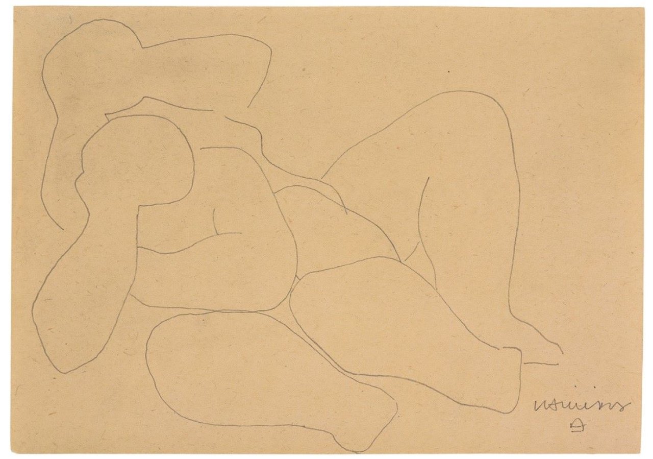 Auf diesem Bild ist das folgende Kunstwerk zu sehen: Eduardo Chillida. Ohne Titel. 1949.