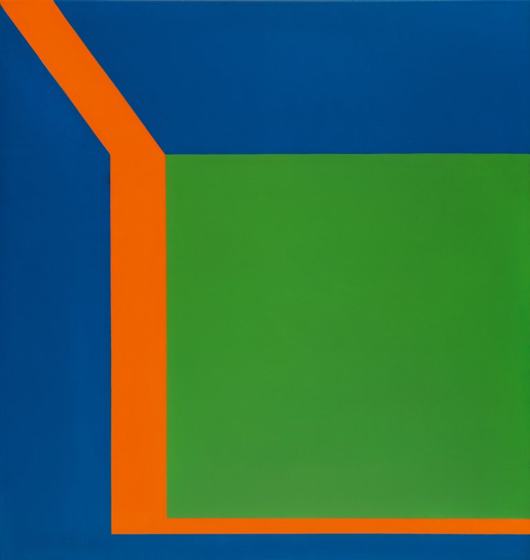 Auf diesem Bild ist das folgende Kunstwerk zu sehen: Georg Karl Pfahler. „Ost-Ost Transit Nr. 2“. 1969/70.