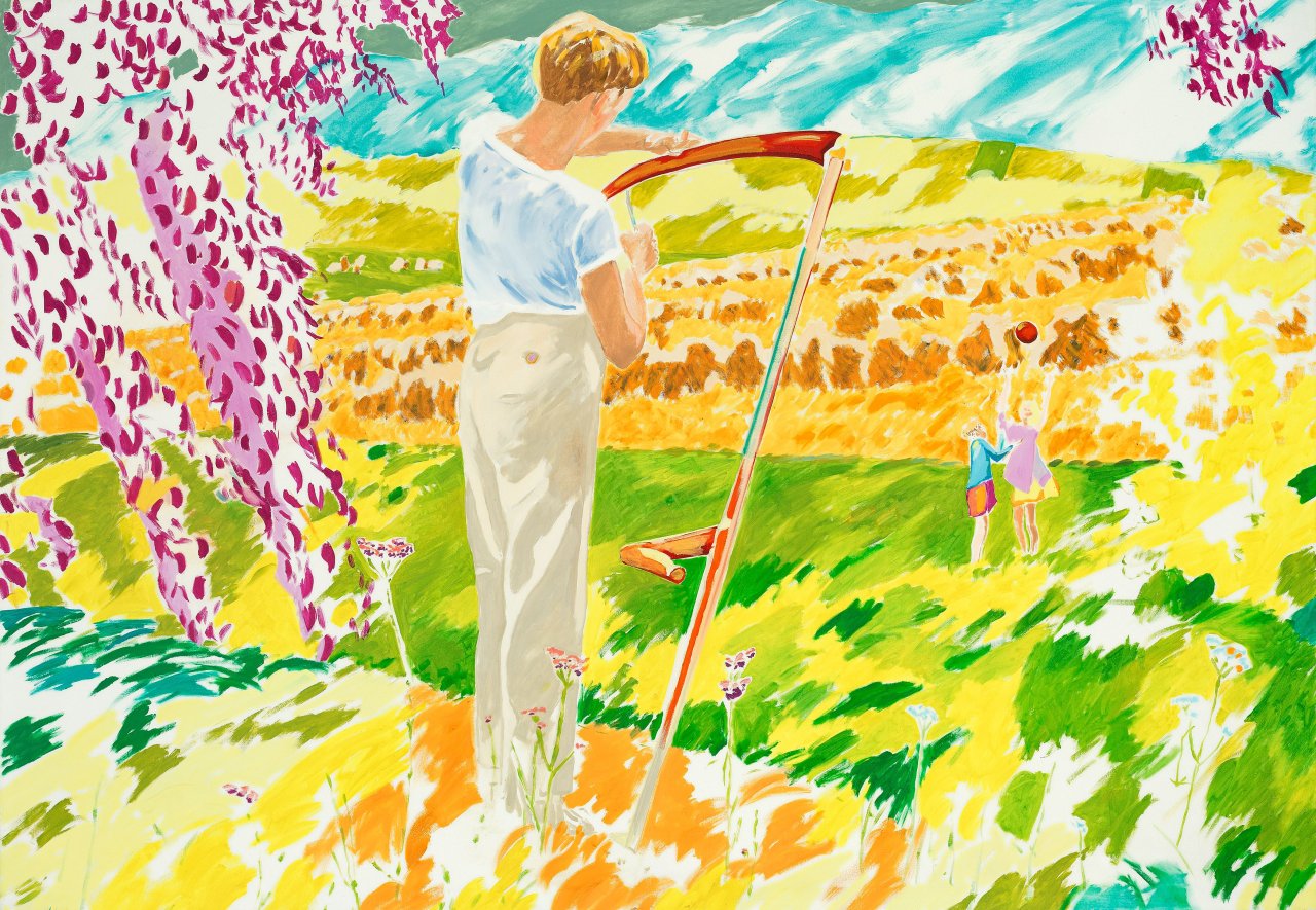 This picture shows the following artwork: Norbert Bisky. Everyone helping out. 1999.