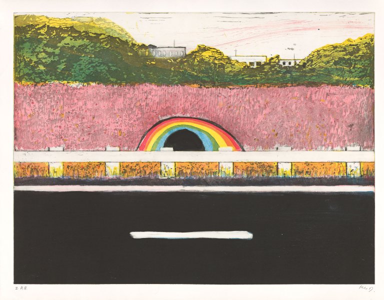 Auf diesem Bild ist das folgende Kunstwerk zu sehen: Peter Doig. „Country Rock“. 1997.