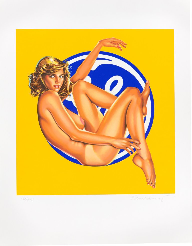 Auf diesem Bild ist das folgende Kunstwerk zu sehen: Mel Ramos. „Gee Gee“. 1997.