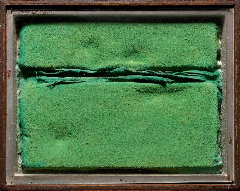 Auf diesem Bild ist das folgende Kunstwerk zu sehen: Karl Fred Dahmen. „Tele-Landschaft“. 1968.