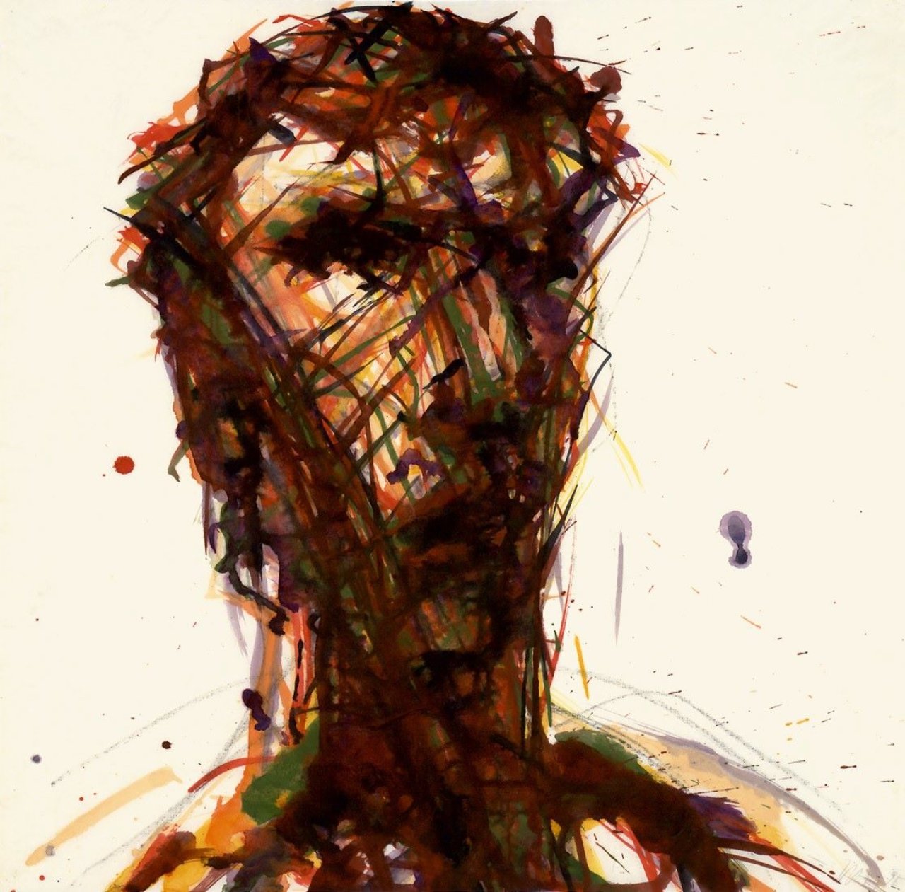 Auf diesem Bild ist das folgende Kunstwerk zu sehen: Max Uhlig. Ohne Titel. 1990.