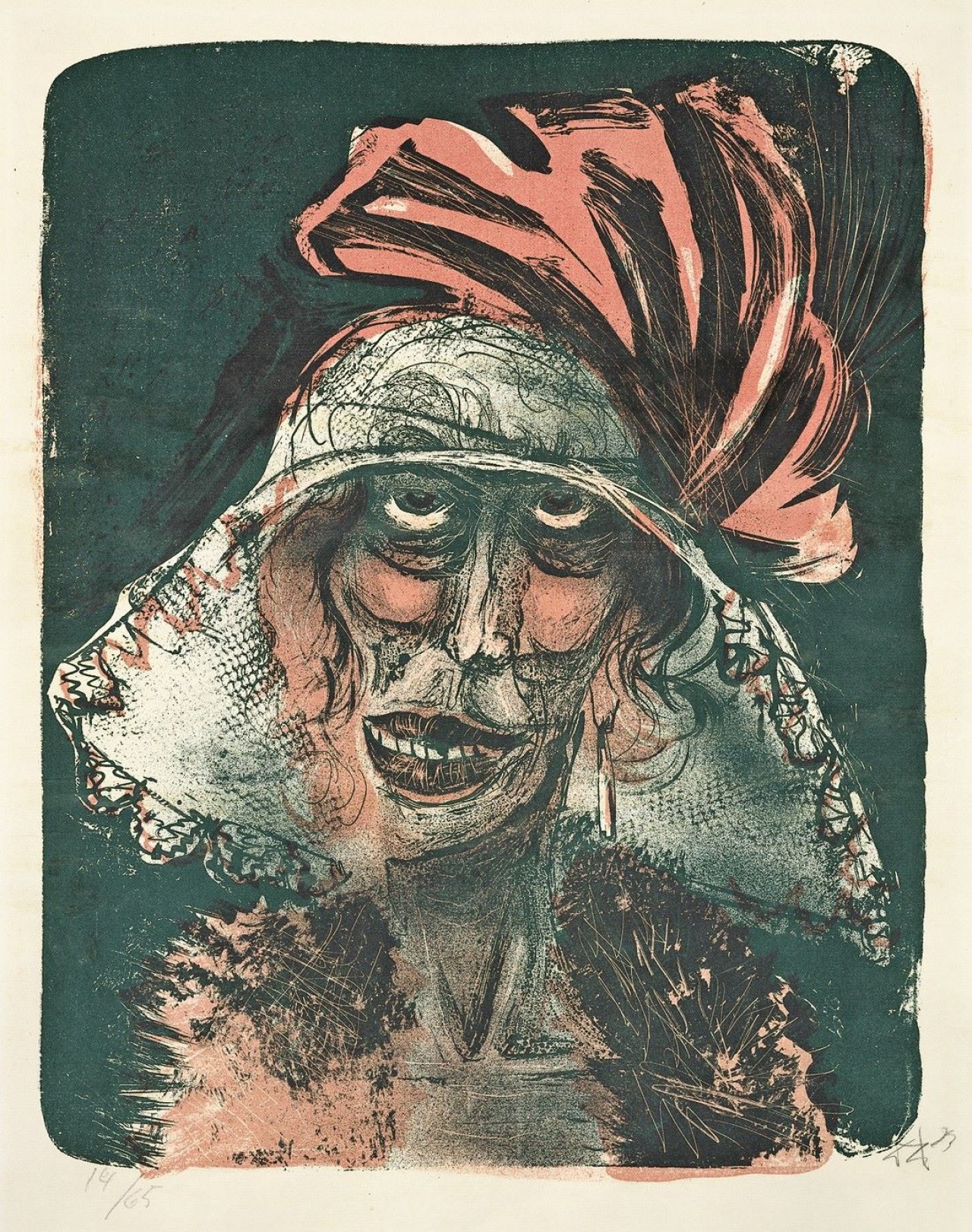 Auf diesem Bild ist das folgende Kunstwerk zu sehen: Otto Dix. „Leonie“. 1923.