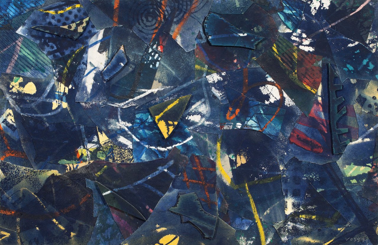 Auf diesem Bild ist das folgende Kunstwerk zu sehen: Jan Voss. Ohne Titel. 1991.
