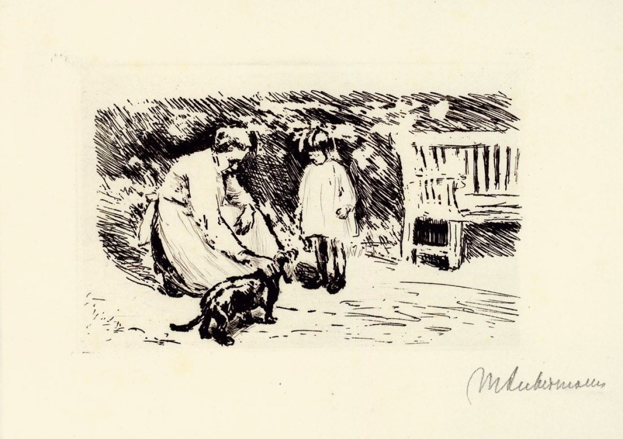 This picture shows the following artwork: Max Liebermann. „Julius Elias: Die Handzeichnungen Max Liebermanns“. 1922.