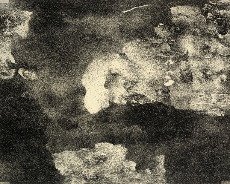 Auf diesem Bild ist das folgende Kunstwerk zu sehen: Richard Oelze. „Z 140“. 1962.