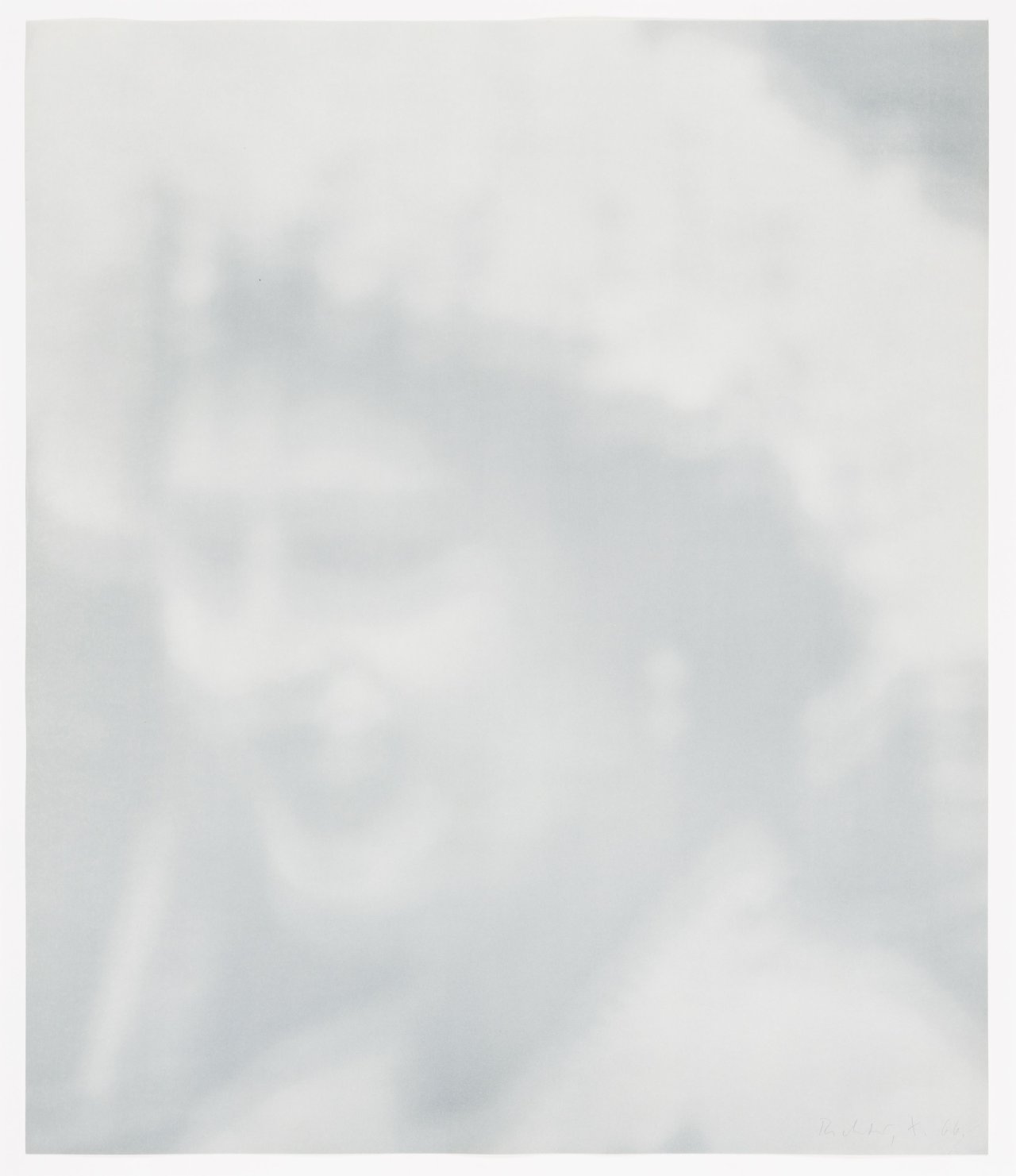 This picture shows the following artwork: Gerhard Richter. ”Elisabeth I”. 1966.