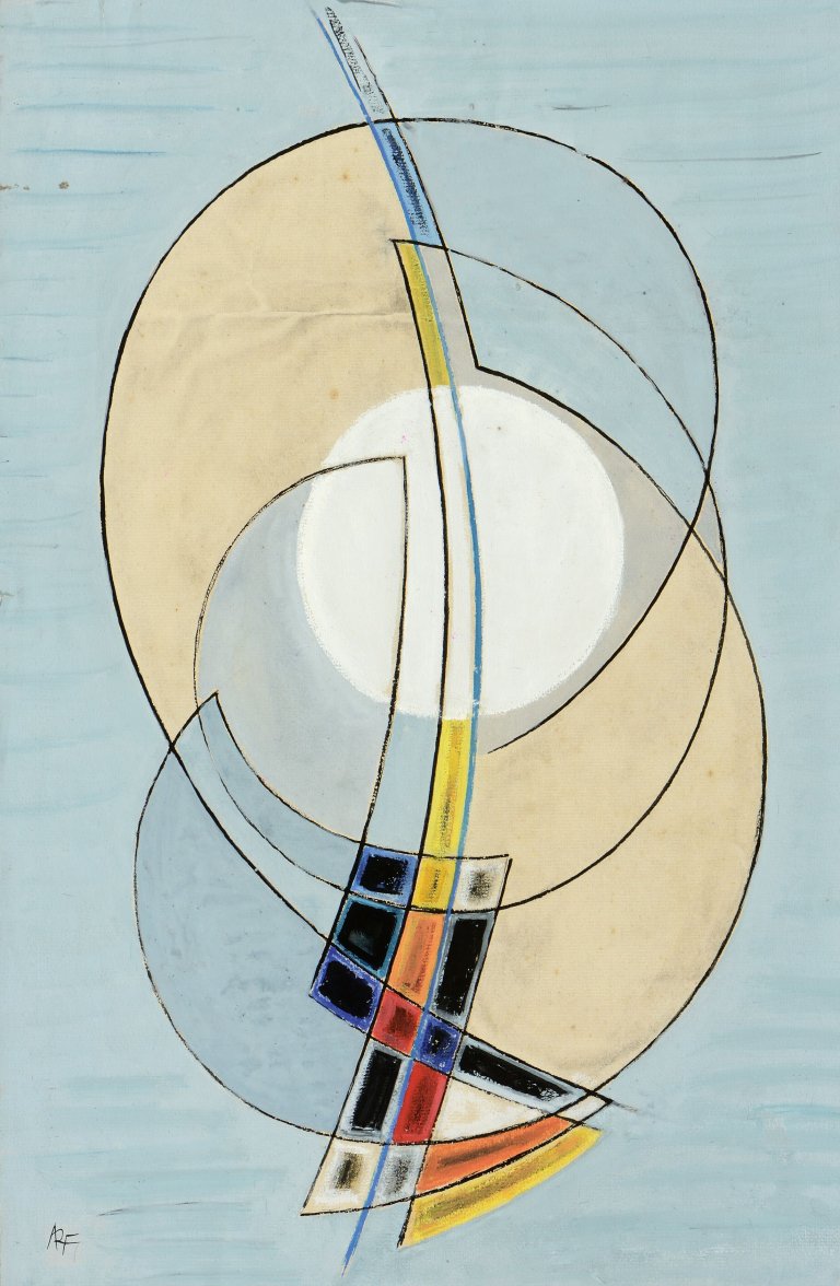 Auf diesem Bild ist das folgende Kunstwerk zu sehen: Adolf Fleischmann. Ohne Titel. 1948.