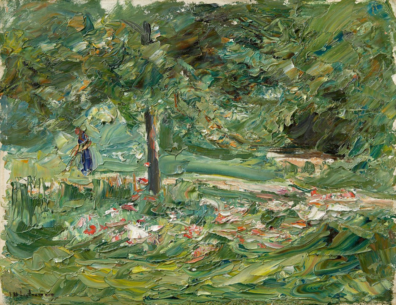 This picture shows the following artwork: Max Liebermann. „Wannseegarten“. Circa 1925.