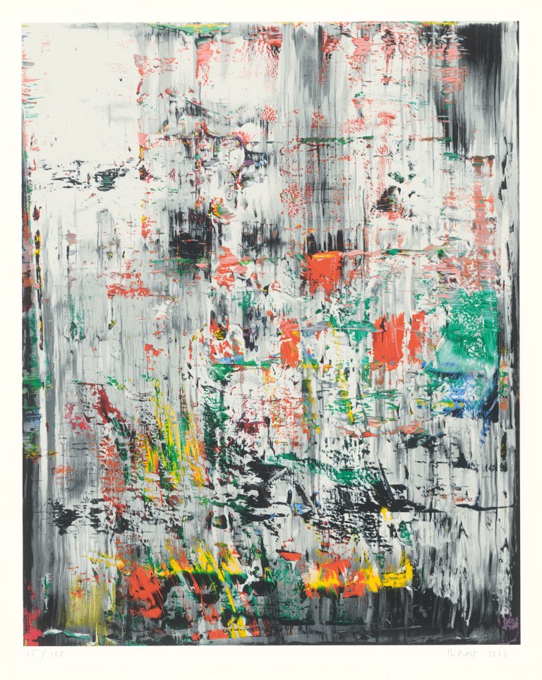 Auf diesem Bild ist das folgende Kunstwerk zu sehen: Gerhard Richter. „Ice 2“. 2003.