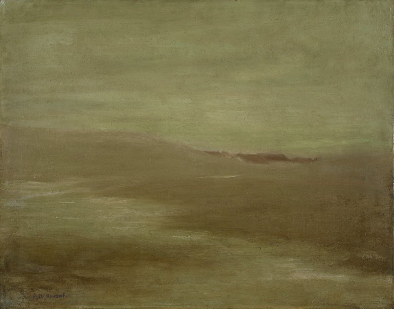 This picture shows the following artwork: Emil Nolde. „Dünen“. 1901.